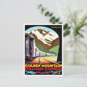 Carte Postale Golden Mountain Suisse voyage vintage (Debout devant)