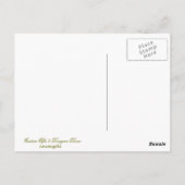 Carte postale Golden Pear (Dos)