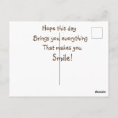 Carte Postale Golden Retriever (Dos)