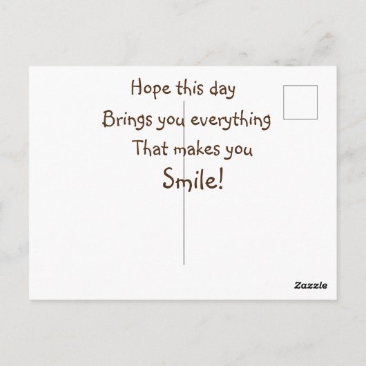 Carte Postale Golden Retriever (Dos)