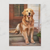 Carte Postale Golden Retriever (Devant)