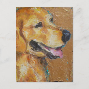 Carte Postale Golden Retriever