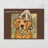 CARTE POSTALE GOLDEN RETRIEVER (Devant)