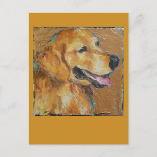 Carte postale Golden Retriever