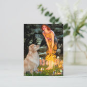 Carte Postale Golden Retriever 11 - Mid Eve (Debout devant)