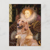 Carte Postale Golden Retriever #1 - Reine Elizabeth I (Devant)