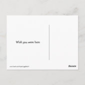 Carte Postale Golden Retriever Avec Chaussure Miss You (Dos)