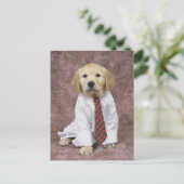 Carte Postale Golden Retriever ; est relativement moderne et (Debout devant)