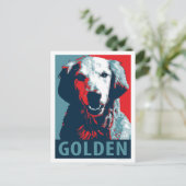 Carte Postale Golden Retriever par Hope Dogs (Debout devant)