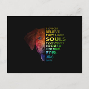Carte Postale Golden Retriever regarda Assez Longtemps Dans Leur