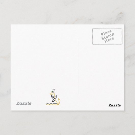 Carte Postale Golden Retriever St. Patrick's Day Postcard (Dos)