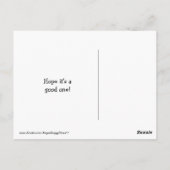 Carte Postale Golden Retriever Yay C'est Ton Anniversaire (Dos)