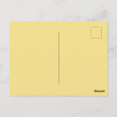 Carte postale Golden Ribon Christmas Tree (Dos)