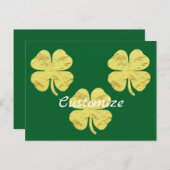 Carte Postale Golden Shamrocks Thunder_Cove (Devant / Derrière)