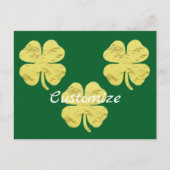 Carte Postale Golden Shamrocks Thunder_Cove (Devant)