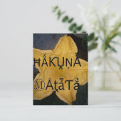 Carte Postale Golden Star Hakuna Matata (Debout devant)