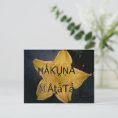 Carte Postale Golden Star Hakuna Matata (Debout devant)