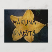 Carte Postale Golden Star Hakuna Matata (Devant)