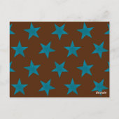 Carte Postale Golden Stars Pattern 16 (Dos)