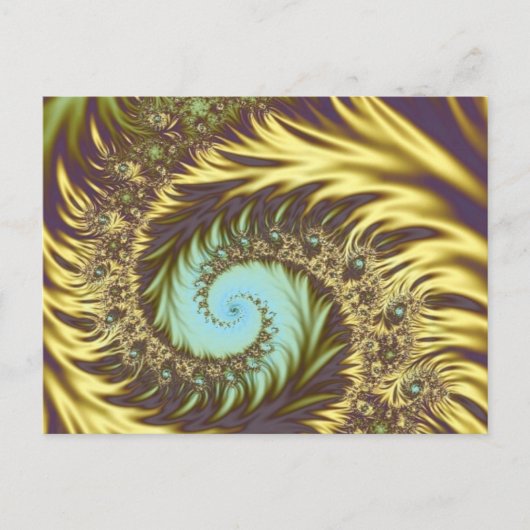 Carte Postale Golden Swirls (Devant)