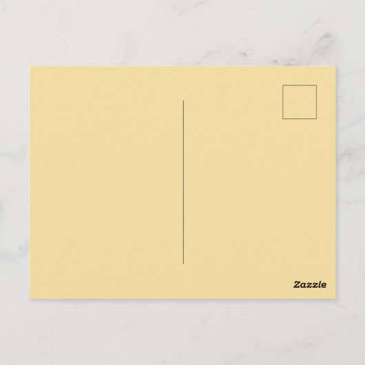 Carte Postale Goldendoodle Dans L'Arrosage Can Jaune (Dos)