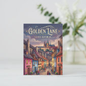 Carte Postale Goldener Gässchen République tchèque (Debout devant)