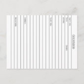 Carte Postale Goldenrod Materia Medica Monograph Herbal Study (Dos)