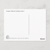 Carte postale Goldfinch (Dos)