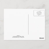 Carte Postale Goldfinch (Dos)