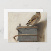 Carte Postale Goldfinch Par Carel Fabritius (Devant / Derrière)
