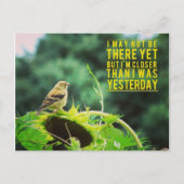 Carte Postale Goldfinch Plus Près Que J'Étais Hier (Devant)