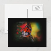 Carte postale Goldfish colorée (Devant / Derrière)