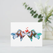 Carte Postale Goldfish Kiss (Debout devant)