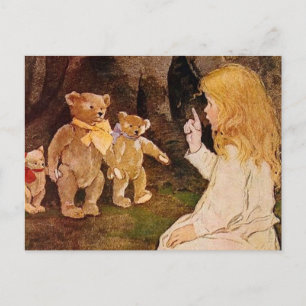 Carte Postale « Goldilocks et les ours » par Jessie Willcox Smit