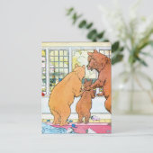 Carte Postale Goldilocks et les trois ours (Debout devant)