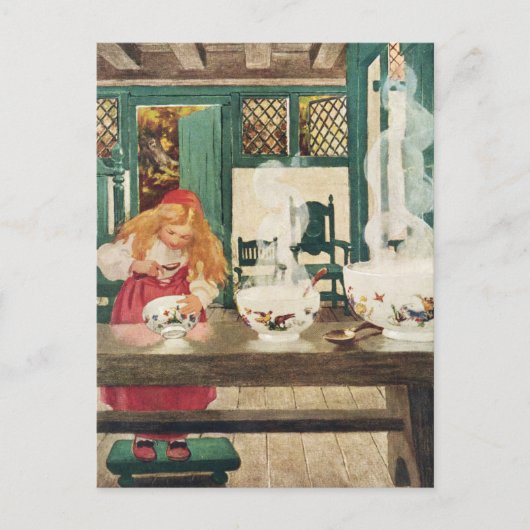 Carte Postale Goldilocks et les trois ours (Devant)