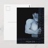 Carte Postale Golem Gargoyle (Devant / Derrière)