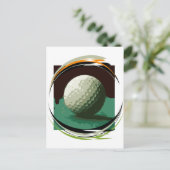 Carte Postale Golf (Debout devant)