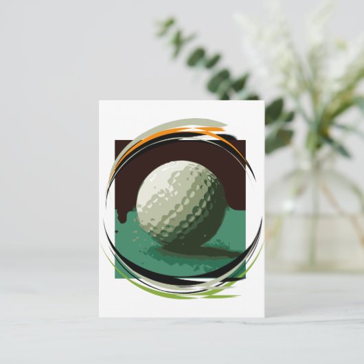 Carte Postale Golf (Debout devant)