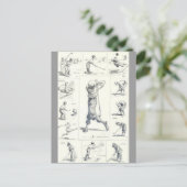 Carte Postale Golf (Debout devant)