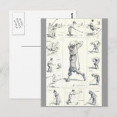 Carte Postale Golf (Devant / Derrière)