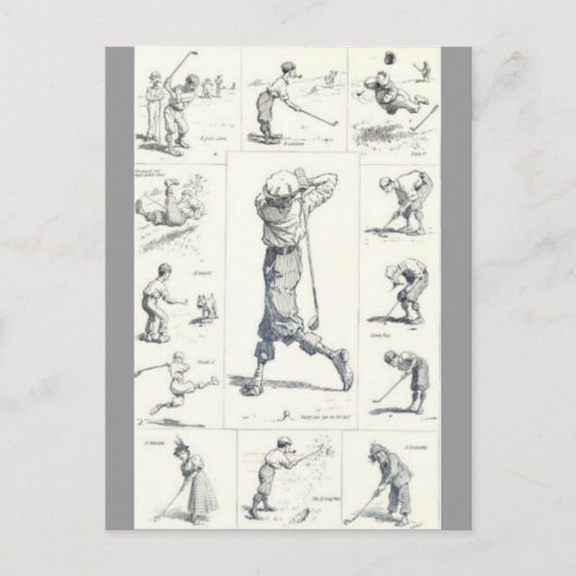 Carte Postale Golf (Devant)