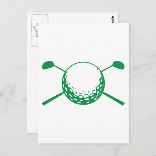 Carte Postale Golf (Devant / Derrière)