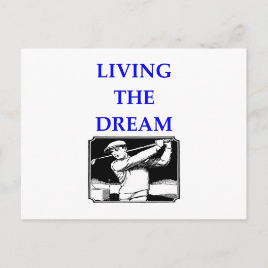 Carte Postale golf (Devant)