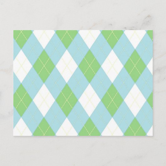 Carte Postale Golf 1er anniversaire Invitation (Dos)