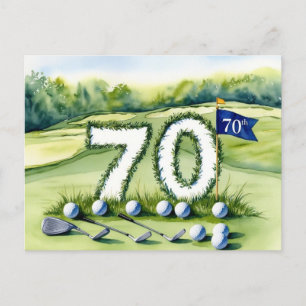 Carte Postale Golf 70e anniversaire
