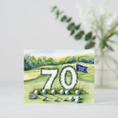 Carte Postale Golf 70e anniversaire (Debout devant)