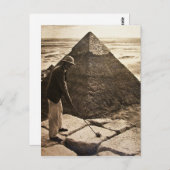 Carte Postale Golf à la Pyramide Sepia Toned (Devant / Derrière)