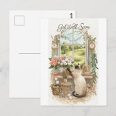 Carte Postale Golf Allez-y bientôt avec l'arrière - plan de golf (Devant / Derrière)