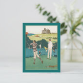 Carte Postale Golf au Club (Debout devant)